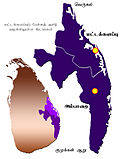 Batticaloa_Tamil_Dialect_map