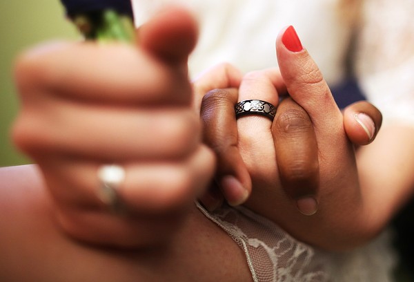 Gay Couples Marry At New York City Hall