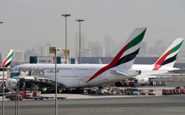 Emirates Airlines aircrafts are seen at Dubai International Airport, United Arab Emirates May 10, 2016. REUTERS/Ashraf Mohammad