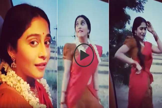 கிக்கி சேலஞ்சில் கலக்கிய நடிகை – வைரலாகும் வீடியோ…!!