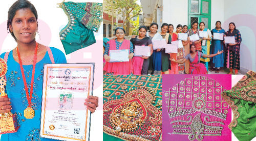 பெண்களுக்கு வருமானம் ஈட்டித் தரும் ஆரி டிசைன்! (மகளிர் பக்கம்)