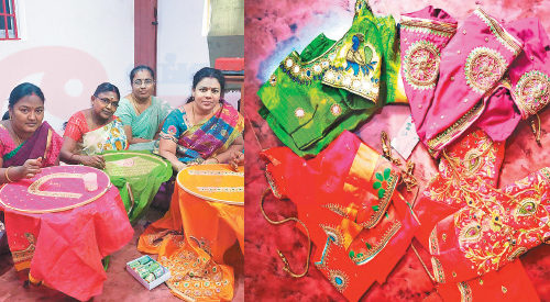 ஆடையில் ஆரி ஒர்க் அலங்காரம்..! மாதம் ரூ.30 ஆயிரம் வருமானம்!(மகளிர் பக்கம்)