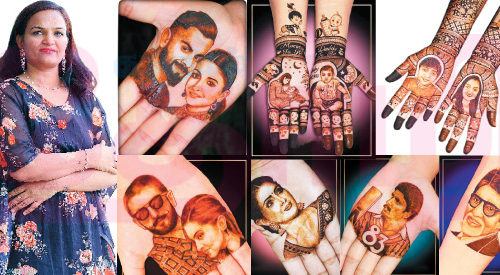 மருதாணியில் ஓவியம்… அசத்தும் அகமதாபாத் கலைஞர்!!  (மகளிர் பக்கம்)