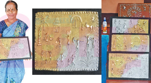 பழங்குடியினரின் வாழ்க்கையை பிரதிபலிக்கும் ஓவியங்கள்!(மகளிர் பக்கம்)