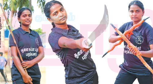 காற்றைக் கிழித்துப்போடும் சிலம்பம்!!  (மகளிர் பக்கம்)