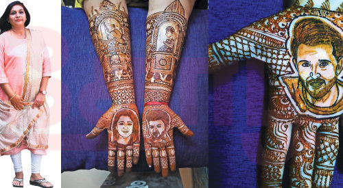 போர்ட்ரெய்ட் மெஹந்தி!! (மகளிர் பக்கம்)